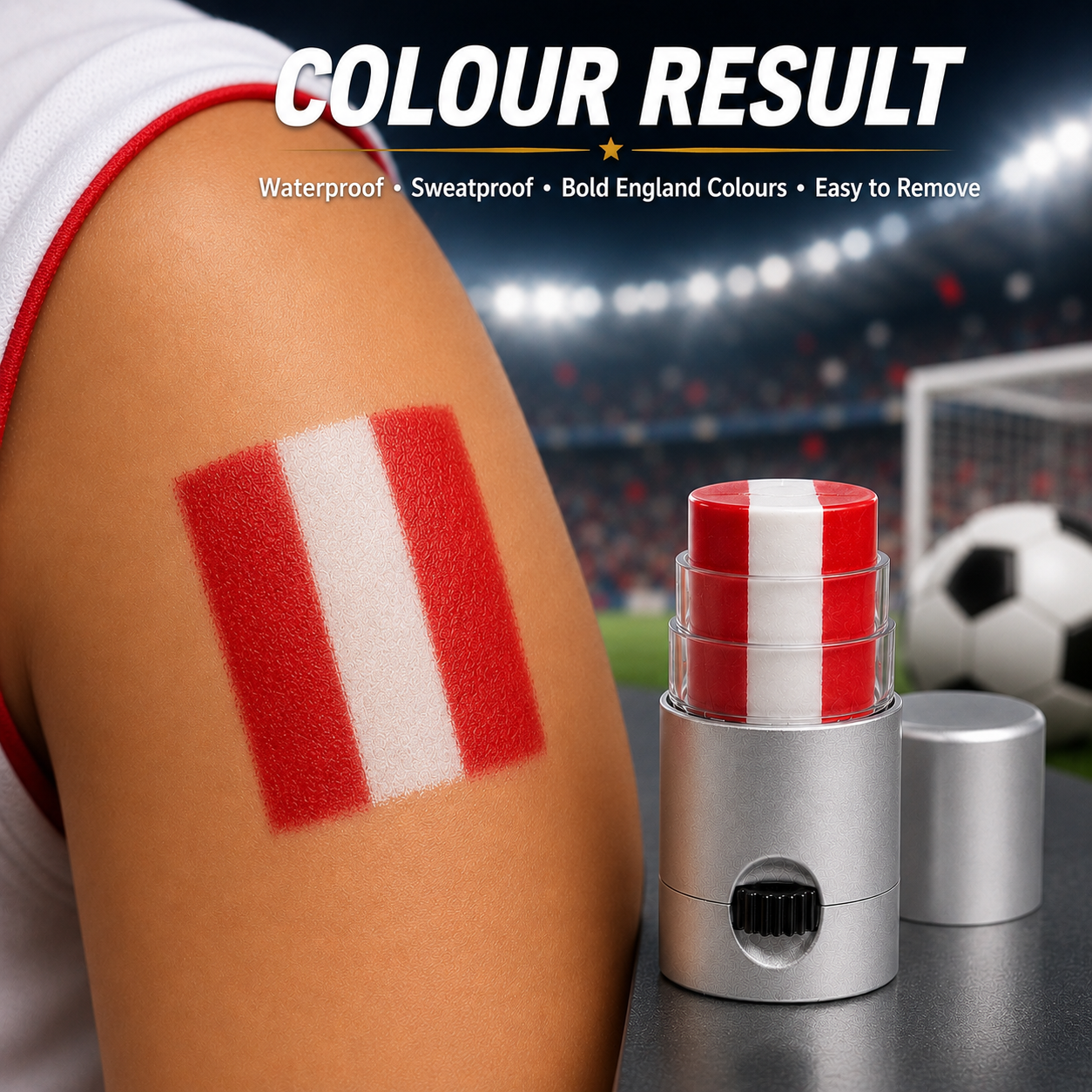 World Cup Face Paint lifestyle image for matchday fan zones
